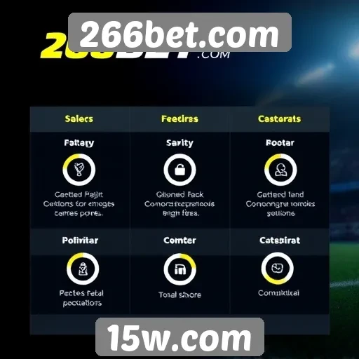 Diferenciais do 266bet.com em comparação com concorrentes