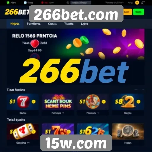 Interface e usabilidade do site 266bet