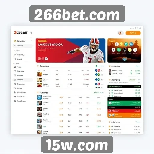 Análise da interface do usuário do 266bet.com